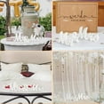 thumbnail image 5 of XY Fancy Wedding Signs Mr and Mrs Decorations, Small Wooden Freestanding Letters for Rustic Wedding, Table, Photo Props, Gift, White, 5 of 6