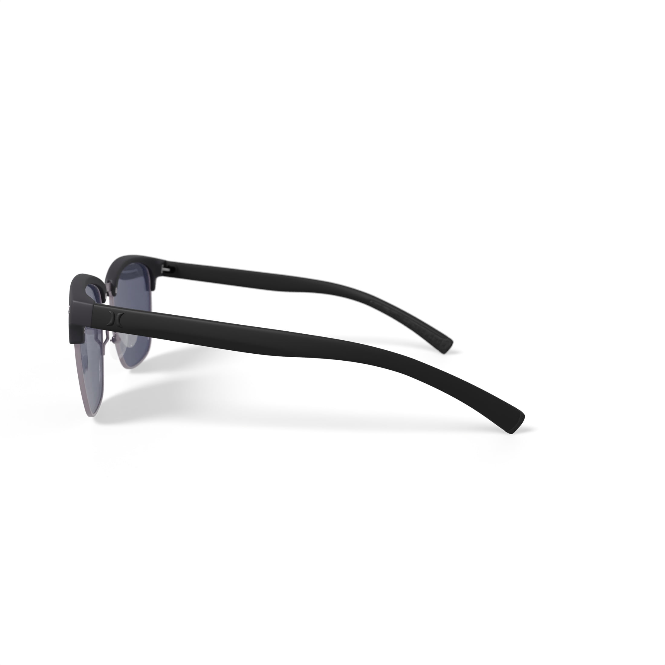 Hurley Men's Rx'able Sport Polarized Sunglasses, HSM4005PXWM Halfway, Black, 56-19-140, with Case