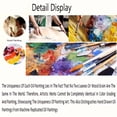 thumbnail image 4 of Canvas Painting Abstract Painting - Modern Minimalist Woman Portrait in Teal, Pink, Blue, Orange, Black, White - Elegant Home/Office/Commercial Wall Decor - Durable Canvas Print for Living Room, 4 of 10