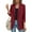 289#Red, variant on Women's Blazer Suit Elegant Notch Lapel Open Front Cardigan Jackets with Shoulder Pads Business Work Office Blazer Jacket