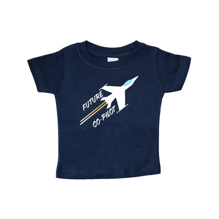 

Inktastic Future Co-Pilot Jet in Flight Gift Baby Boy or Baby Girl T-Shirt