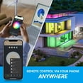thumbnail image 3 of TORCHSTAR 6 Pack A21 Smart LED Light Bulbs, WiFi & Bluetooth, 75W Equiv, E26 Base, Works with Alexa Echo Google Home Assistant Siri for Indoors, 2000K-5000K RGBCW Full Color Changing Smart Bulb, 3 of 7