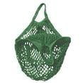 thumbnail image 4 of Farfi Flexible Reusable Knit Mesh Handbag Travel Shopping Tote Grocery Storage Bag (Black), 4 of 13
