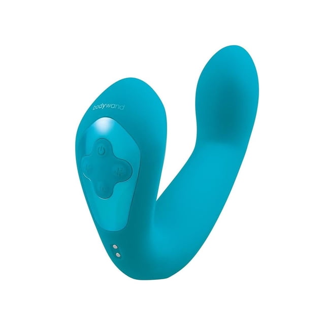 Bodywand I.D. Beckon Vibromasseur Rechargeable en Silicone Point G, Turquoise