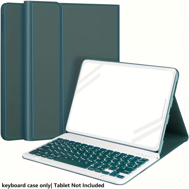 iPad Keyboard Case for 9th 10th 11th Gen, Air 4/5/M2 & Pro 11 1st-4th Gen, Magnetic Detachable Wireless Keyboard with Pencil Holder for 10.2 10.9 11 inch
