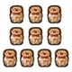 thumbnail image 2 of Bolsas de dulces con ventana visible, 10 unidades, estilo animal, con forma de erizo, para sellar galletas, utensilio de cocina, color rosa, 2 of 8