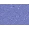 thumbnail image 1 of Ahgly Company Indoor Rectangle Patterned Jeans Blue Area Rugs, 2' x 5', 1 of 6