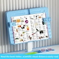 thumbnail image 6 of YNCE cdar Kids Desk with Chair Cartoon Pattern Height Adjustable Children Study Table Set, Ergonomic Scientific Separation Writing Desk with Tilt Book Stand Drawer Birthday Gift for Boys Girls, 6 of 8