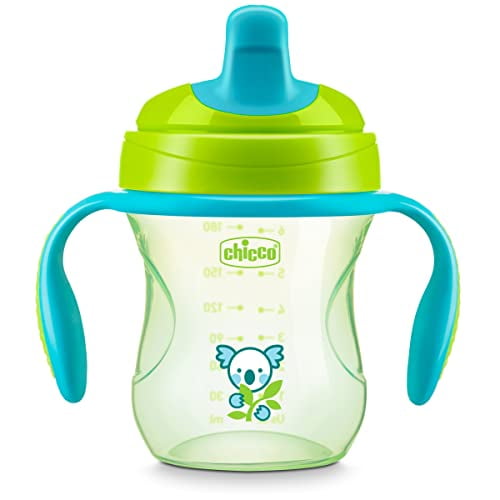 Entrenador Semiblando de 7 oz de Chicco con Pajita Resistente a Mordeduras
