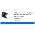 thumbnail image 2 of Left Door Lock Actuator - Compatible with 1999 - 2002 GMC Sierra 1500 2000 2001, 2 of 3