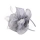 thumbnail image 5 of Elegante mujer niñas flor Net Fascinator sombrero banda para el cabello cóctel Gris Hugo Diadema Mujer, 5 of 8