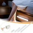 thumbnail image 5 of Under Cabinet Lighting LED Rechargeable Battery Operated Motion Sensor Cabinet Lights 2 Mode Motion Activated Light Bar With Sorbent Support Closet Bedroom Kitchen, 5 of 5