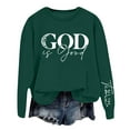 thumbnail image 2 of God Is Good Sweatshirts for Women 2025 Long Sleeve Crewneck Christian Sweatshirt Pullover Tops, 2 of 4