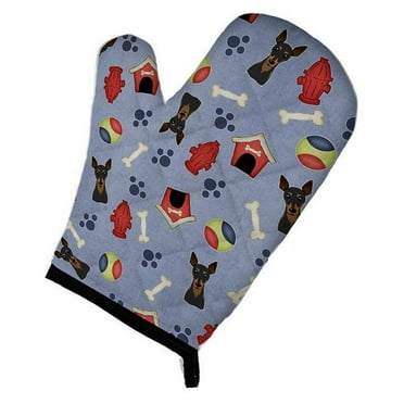 Dog House Collection Min Pin Oven Mitt