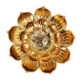 thumbnail image 1 of Incensario con soporte para varillas de incienso, disco quemador de incienso Lotus con cenicero desmontable Dorado 6 agujeros, 1 of 8
