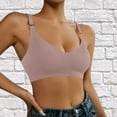 thumbnail image 4 of KONDYS Women's Seamless Sports Bra Sexy Beautiful Back Gathers Comfortable Ladies Underwear Without Rims, 4 of 4