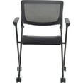 thumbnail image 2 of Lorell, Plastic Arms Mesh Back Nesting Chair, 2 / Carton, 2 of 6