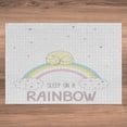 thumbnail image 5 of Ambesonne Saying Jigsaw Puzzle Durable Cardboard, Sleep on Rainbow and Clouds, 1000 pcs, Multicolor, 5 of 5