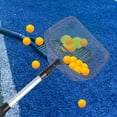 thumbnail image 1 of OFFIGAM Practical Tennis Ball Picker Telescopic Handle Blue 1Pcs, 1 of 8