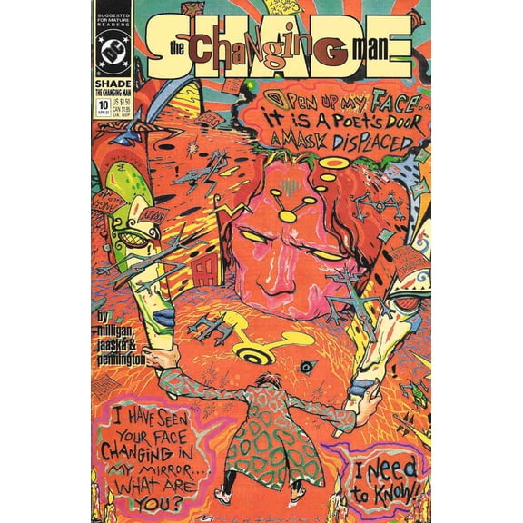 Shade, The Changing Man (2nd Series) #10 VF ; DC Comic Book