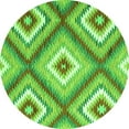 thumbnail image 1 of Ahgly Company Indoor Round Southwestern Green Country Area Rugs, 5' Round, 1 of 1
