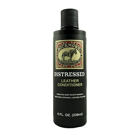 Bickmore Distressed Leather Conditioner - Cleans and Conditions Distressed Leather Jackets, Shoes, Boots, Bags and