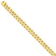 thumbnail image 4 of 14K Yellow Gold 9mm Hand-polished Traditional Link Chain, 4 of 5