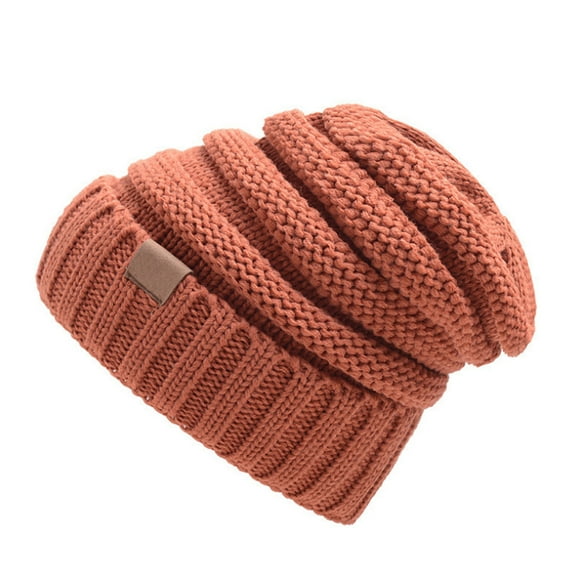 Beanie Hats for Women Men Winter Hat Wool Blend Knit Cuffed Cap Fleece Lined Warm Beanies Ribbed Cable Knit Cozy Thermal Cap