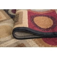 thumbnail image 6 of Elegance Contemporary 8' Round Multi-Color Polypropylene Indoor Area Rug, 6 of 6