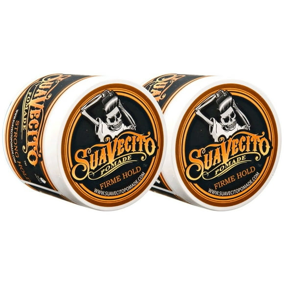 Suavecito Strong Hold Pomade Para El Cabello 4 Oz 2 Pack