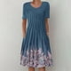 thumbnail image 2 of Vestidos Para Mujer Vestidos Casuales Estampado de Moda Causal Cuello Redondo Manga Corta Vestido Con Bolsillos de Vacaciones Odeerbi ODB158014, 2 of 6