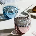 thumbnail image 3 of Celestial Stemless Wine Glass Trio, Rainbow Iridescent Crystal Glassware for Memorable Moments, 3 of 6