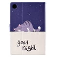 thumbnail image 2 of SaniMore for Samsung Galaxy Tab A8 10.5 inch 2022 SM-X200/SM-X205 Case, PU Leather Wallet Flip Case Auto Wake/Sleep Card Slots Multiple Viewing Angles Full Wrap Protective Fashion Case, Lazy Cat, 2 of 7