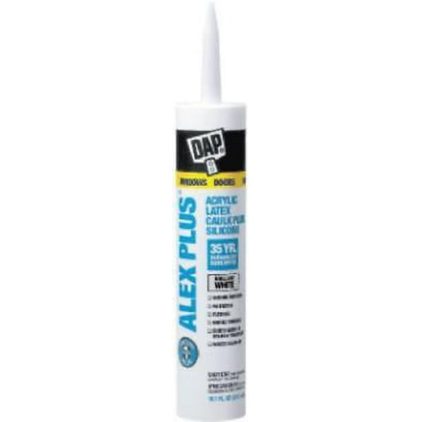 Alex Plus 10.1 oz Brown Acrylic Latex Caulk With Silicone 4PK Walmart
