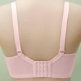 thumbnail image 6 of Zwiiyzr 2025 Nursing Bras for Breastfeeding Seamless V Neck Thin Front Buckle Maternity Bra Comfort Pregnancy Bralette Pink, 6 of 7