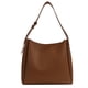 thumbnail image 1 of Bolso de mano de cuero para mujer Bolso de hombro retro Bolso de viaje de invierno (marrón oscuro), 1 of 8