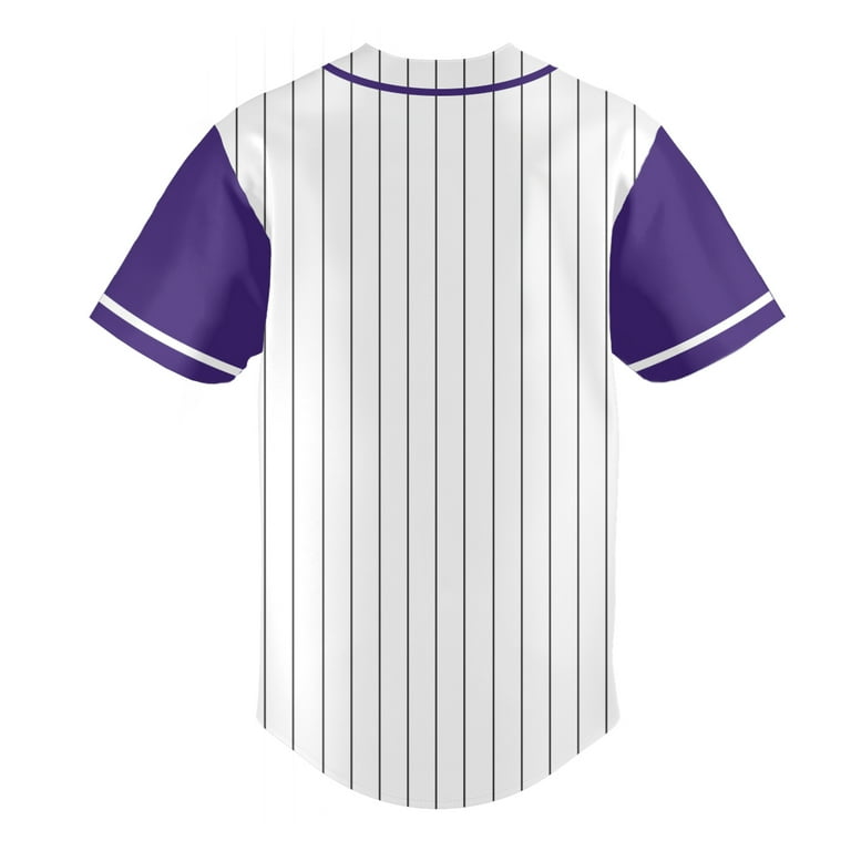 Striped Baseball Jersey Shirt for Men Stripes Baseball Shirts