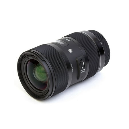 Sigma 210101 18-35mm F1.8 DC HSM Lens for Canon APS-C DSLRs (Black)