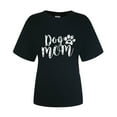 thumbnail image 5 of LINGLANG Summer Tops for Women Print Cute Cute Dog Mom Short Sleeve Tshirts Shirts, 5 of 5