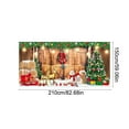 thumbnail image 3 of Christmas Garage Door Cover, 2025 Merry Christmas Garage Door Xmas Decorations, Outdoor Xmas Banner Decoration 210*150cm (B), 3 of 6