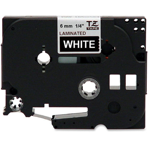 5PK TZ315 Tze315 White on Black Label Tape for Brother P-Touch PT-2730 6mm 1/4" 