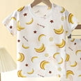 thumbnail image 4 of Kogui Toddler Summer Pajamas Girl Baby & Toddler Pajamas, Snug Fit PJs for Girls Boys Kids, Soft & Stretchy Short Summer Sleepwear 3T 4T (Yellow,3-4 Years), 4 of 5