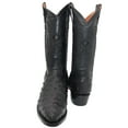 thumbnail image 3 of The Western Shops Men’s Leather Ostrich Quill Print Cowboy J Toe Boot, 3 of 5