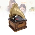 thumbnail image 1 of Phonograph Record Player Model, Resin Highly Simulated Model Phonograph  for Shop, 1 of 7