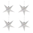 thumbnail image 1 of 4pcs Christmas Pentagram Lampshade 3d Paper Five Point Star Ceiling Lampshade, 1 of 8