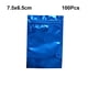 thumbnail image 3 of Advancent 100 Uds bolsa de papel de aluminio soportes para alimentos bolsas con cierre hermético azul 7,5x6,5 cm Type2 NO2, 3 of 6