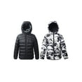 thumbnail image 3 of Rokka&Rolla Boys' Reversible Light Puffer Jacket Coat, Sizes 4-18, 3 of 9