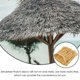 thumbnail image 4 of Fake Straw Roof Artificial Thatch Roof Garden House Yellow Winter Warm Summer Cool 1Pack, 4 of 5