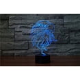 thumbnail image 4 of 3D Eagle Owl Night Light Touch Table Desk Optical Illusion L, 4 of 6