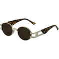 thumbnail image 6 of Flawless Oval Retro Art Nouveau Vintage Style Metal Frame Sunglasses, 6 of 6